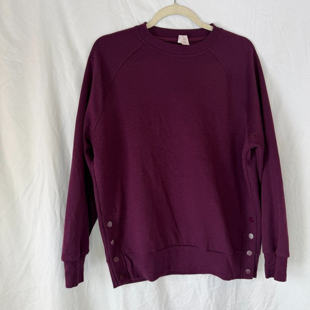 90 Degree By Reflex Womens S Small Scuba Sophie Sweatshirt Pullover Crewneck